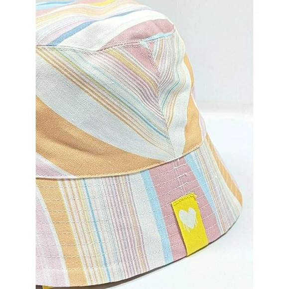 Kerri Rosenthal Women's Mirage Bucket Hat Cotton Pink Multi O/S (MSRP $128) - Picture 4 of 7